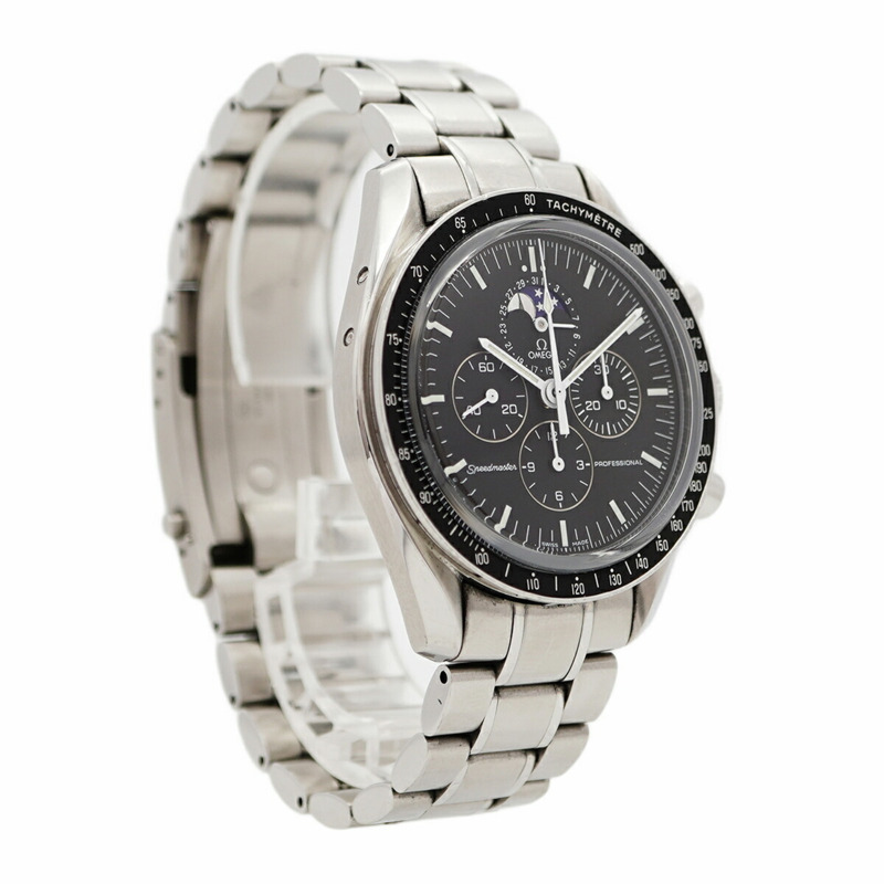 歐米茄超霸系列3576.50黑色錶盤男士腕錶-3