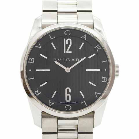 寶格麗 Solotempo ST42S 黑色錶盤男士腕錶