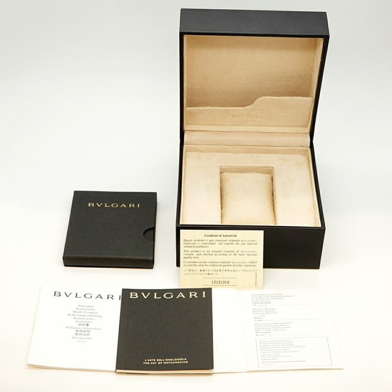 寶格麗 Solotempo ST42S 黑色錶盤男士腕錶-1