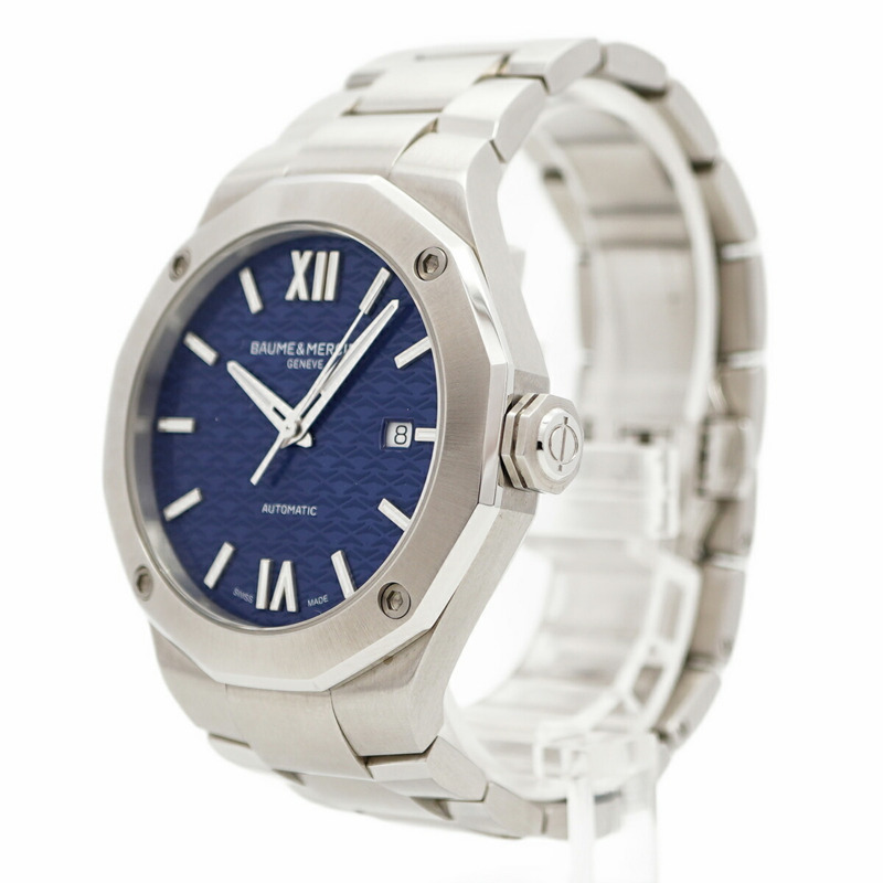 Baume & Mercier Riviera M0A10620 男士藍色錶盤腕錶-2