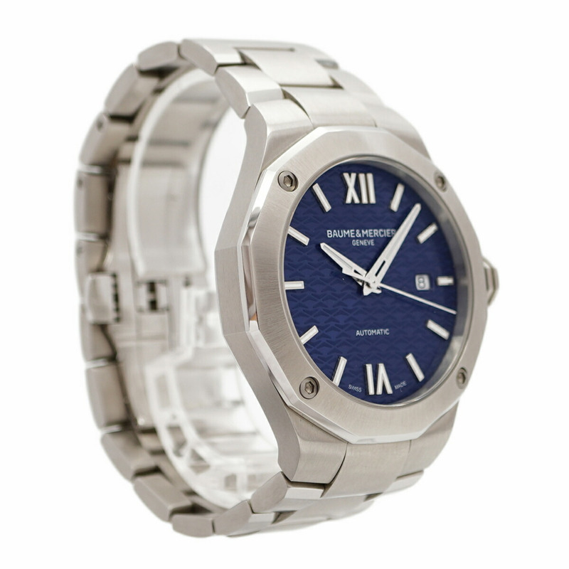 Baume & Mercier Riviera M0A10620 男士藍色錶盤腕錶-3