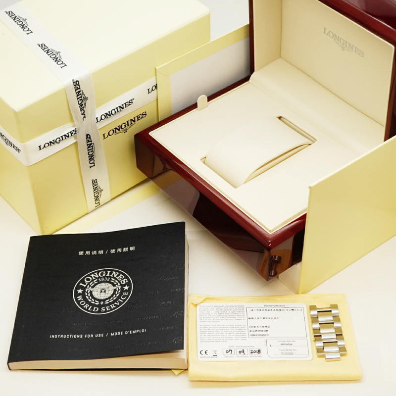 浪琴錶 Conquest L3.800.4.56.6 黑色錶盤男士腕錶-1