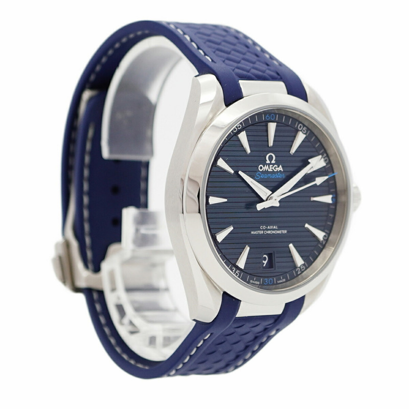 歐米茄海馬系列 220.12.41.21.03.001 海軍藍錶盤男士腕錶-3