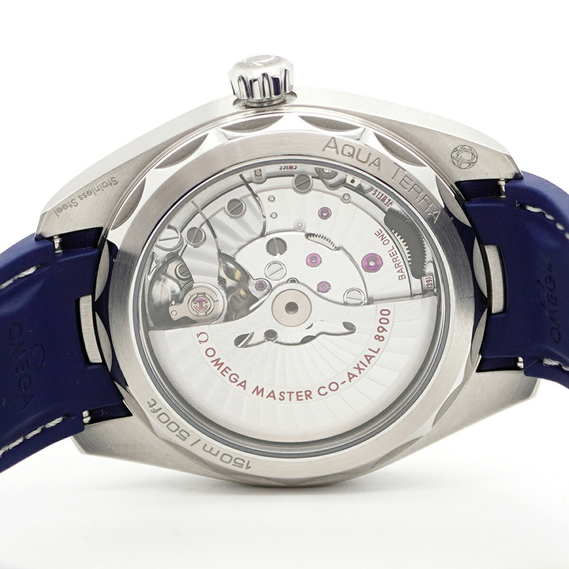 歐米茄海馬系列 220.12.41.21.03.001 海軍藍錶盤男士腕錶-5