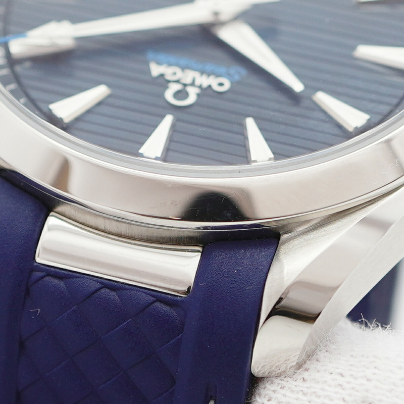 歐米茄海馬系列 220.12.41.21.03.001 海軍藍錶盤男士腕錶-6