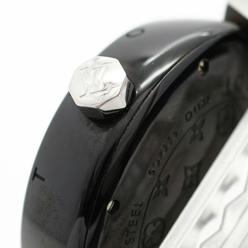 路易威登 Tambour GMT Q113K 黑色錶盤男士手錶-10