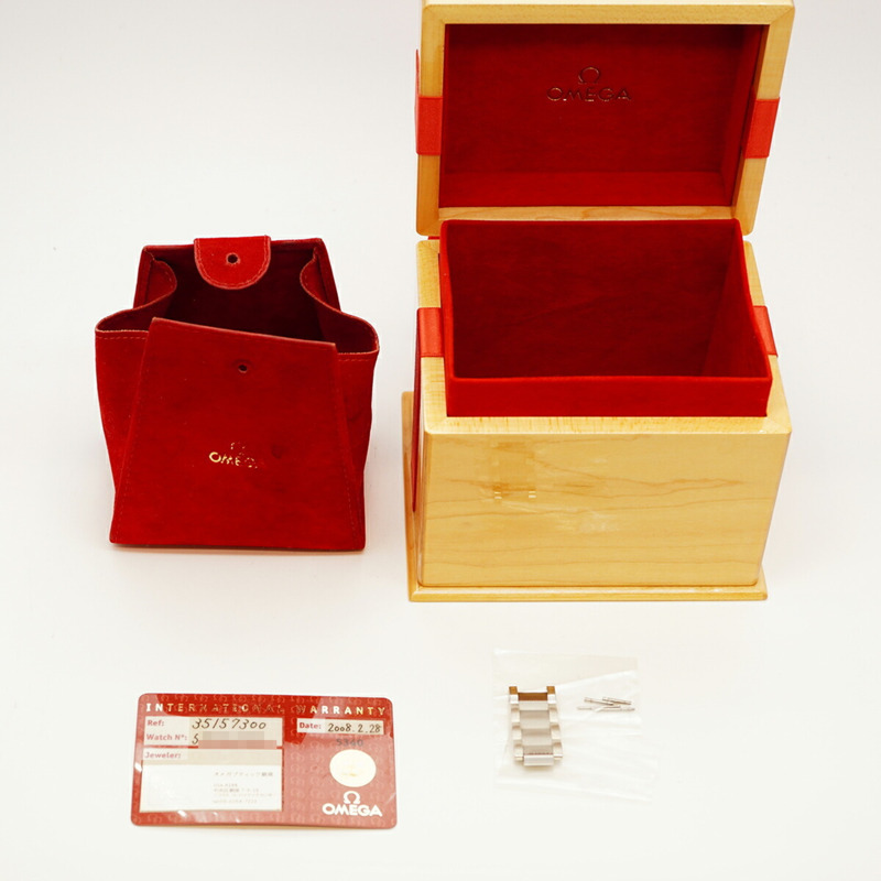 歐米茄超霸系列3515.73藍色錶盤男士腕錶-1