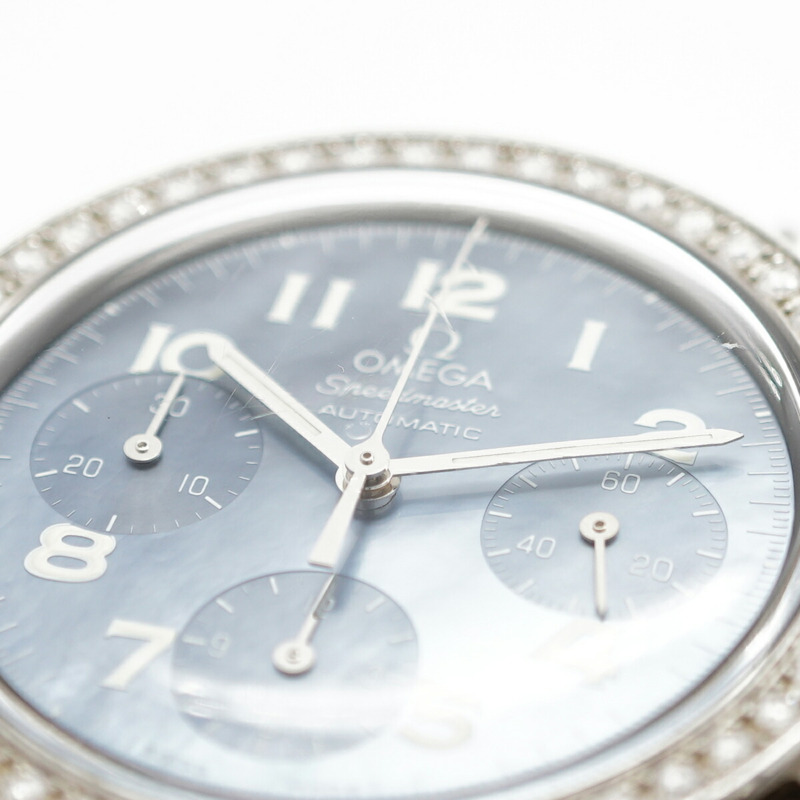 歐米茄超霸系列3515.73藍色錶盤男士腕錶-7