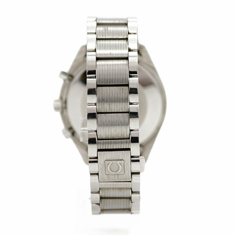 歐米茄超霸系列3515.73藍色錶盤男士腕錶-8