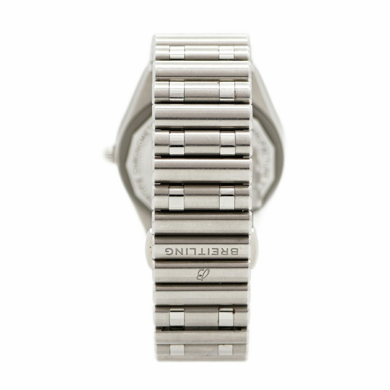 百年靈 Chronomat A77310 海軍藍錶盤女錶-8