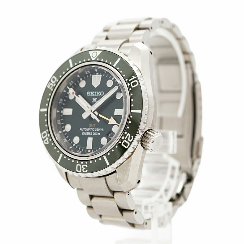 精工 Prospex SBEJ009 6R64-00D0 綠色錶盤男士腕錶-1