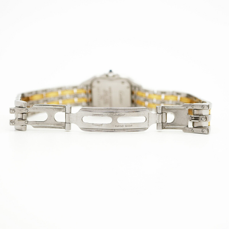 卡地亞 Panthère SM 雙色腕錶 W25029B6 白色錶盤 女士款-3