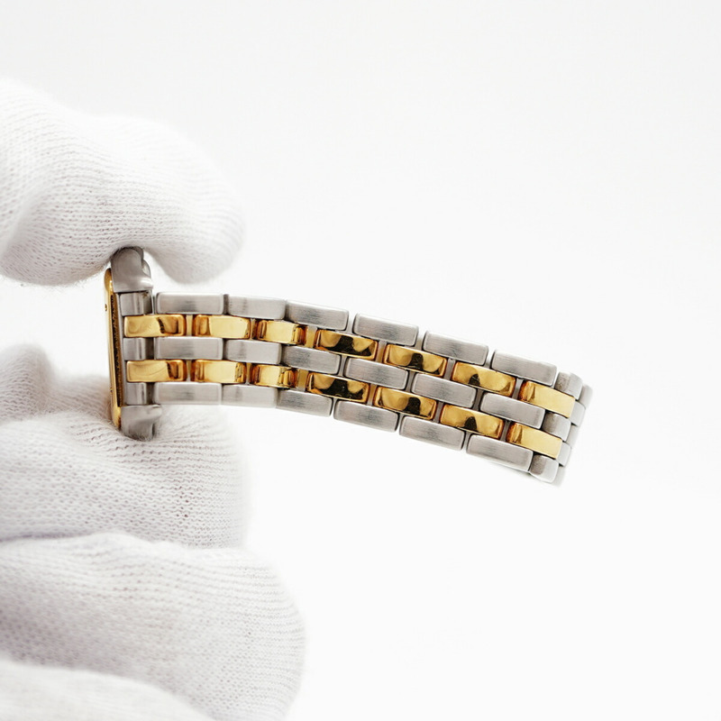 卡地亞 Panthère SM 雙色腕錶 W25029B6 白色錶盤 女士款-5