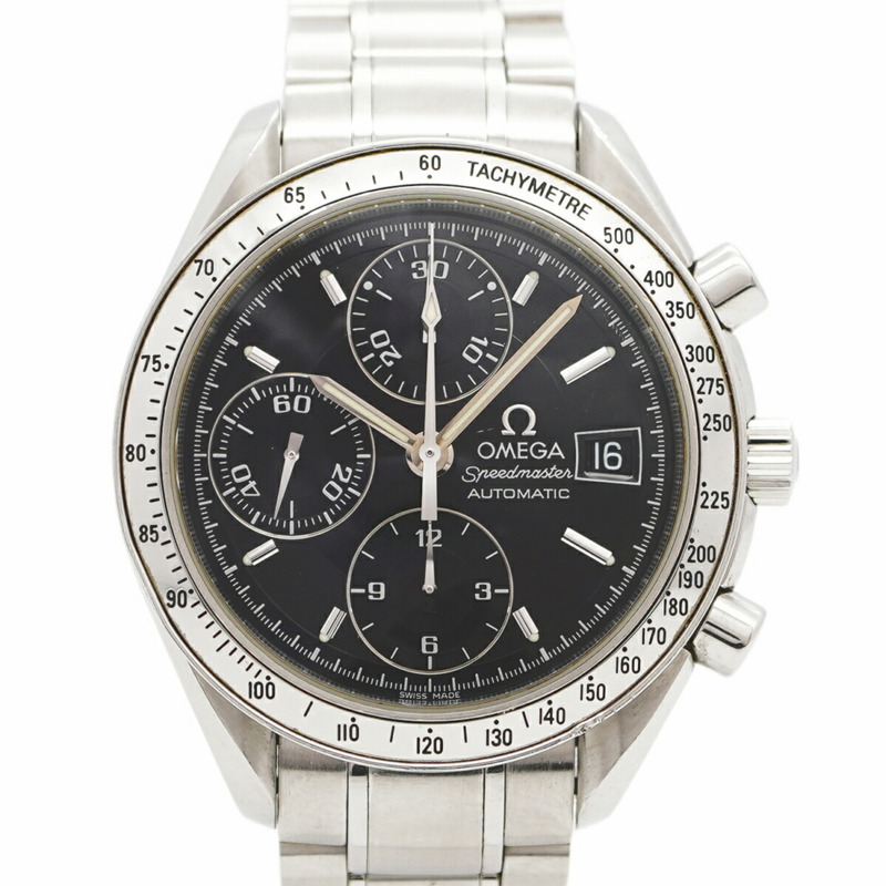 歐米茄超霸系列3513.50黑色錶盤男士腕錶-0