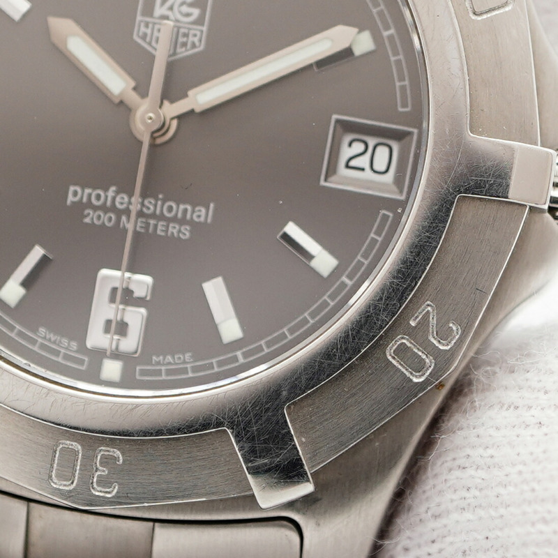 TAG Heuer 豪雅獨家 WN111B 灰色錶盤男士腕錶-6