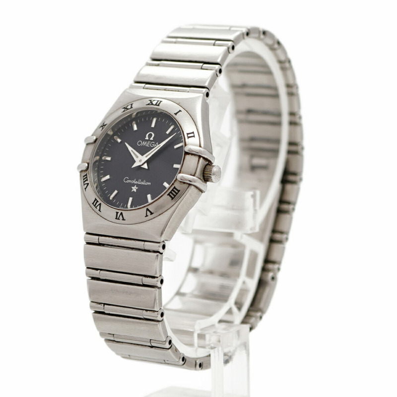 歐米茄星座系列 1572.40 黑色錶盤女錶-2