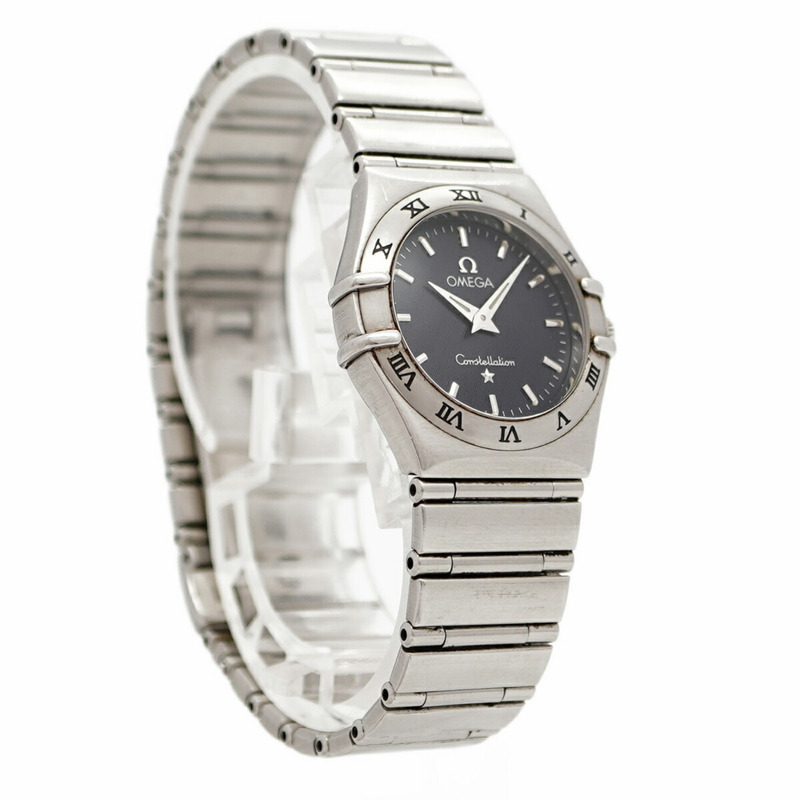 歐米茄星座系列 1572.40 黑色錶盤女錶-3