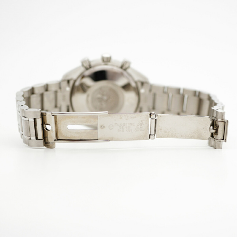 歐米茄超霸系列3513.30銀色錶盤男士腕錶-4