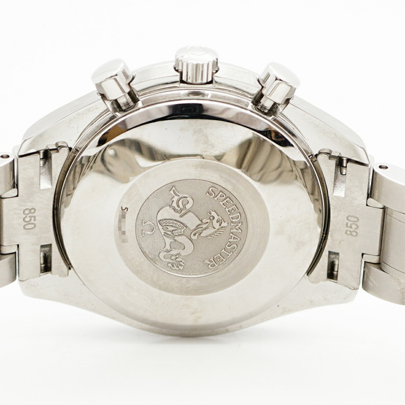 歐米茄超霸系列3513.30銀色錶盤男士腕錶-5