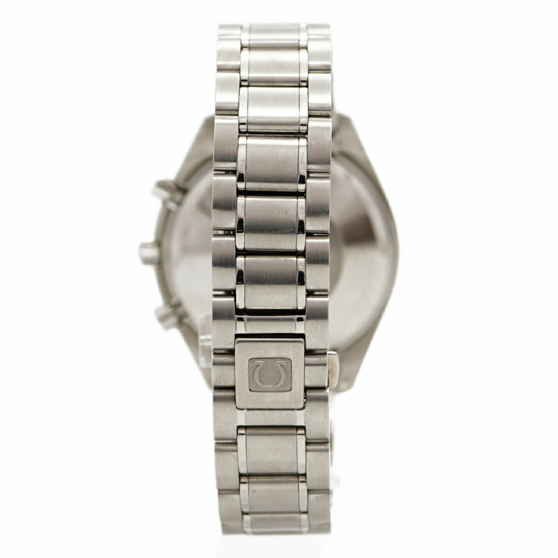 歐米茄超霸系列3513.30銀色錶盤男士腕錶-7