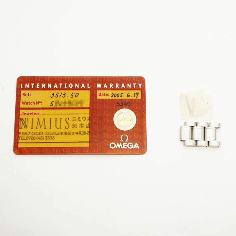 歐米茄超霸系列3513.50黑色錶盤男士腕錶-1