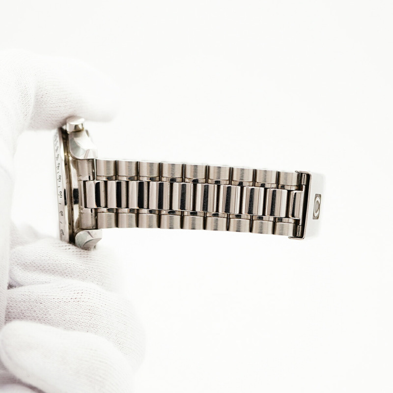 歐米茄超霸系列3521.30銀色錶盤男士腕錶-6