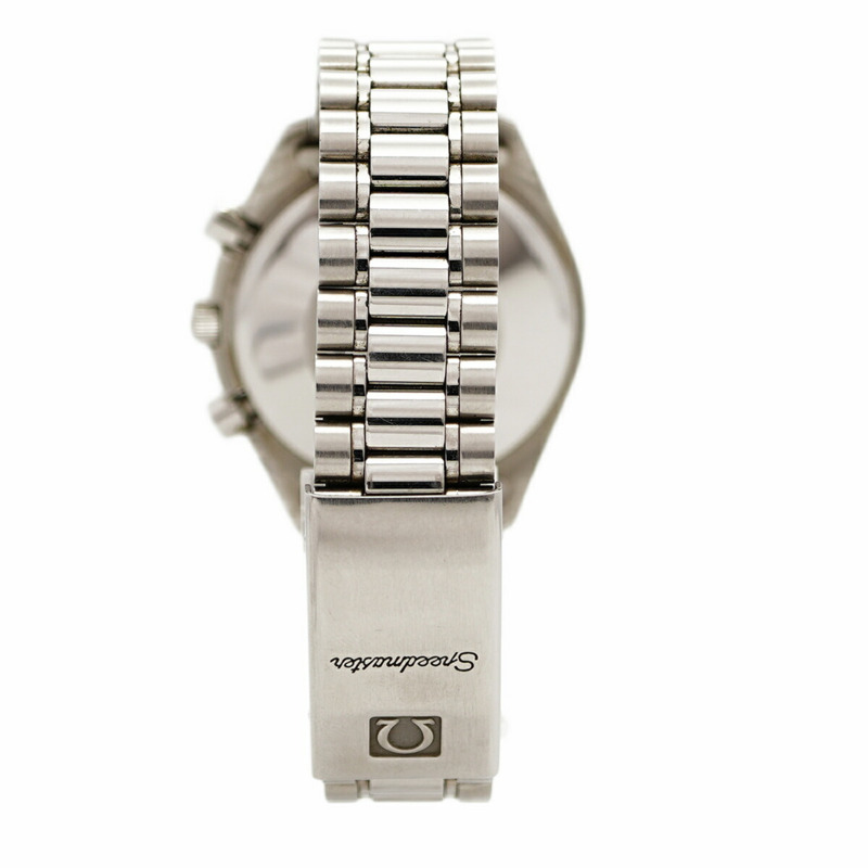 歐米茄超霸系列3521.30銀色錶盤男士腕錶-8