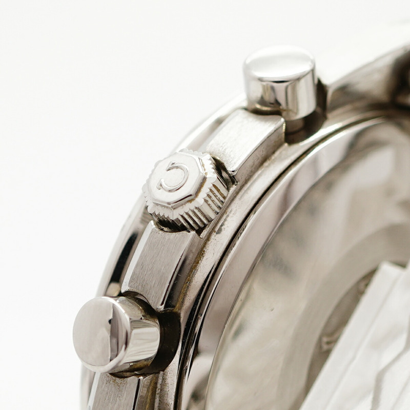 歐米茄超霸系列3521.30銀色錶盤男士腕錶-11