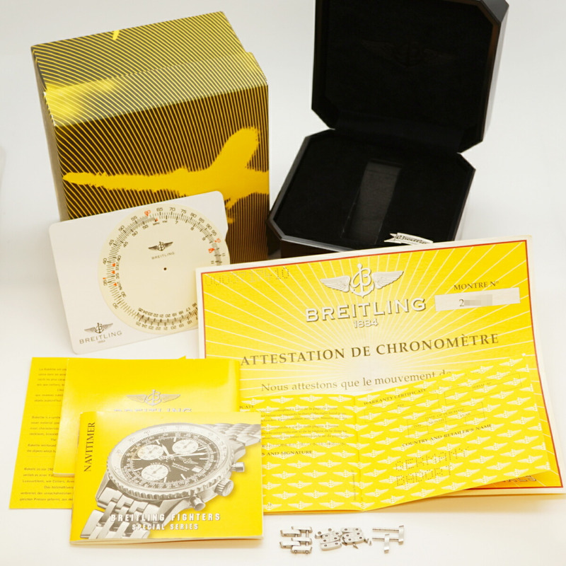 百年靈 Navitimer A13330 黑色錶盤男士腕錶-1