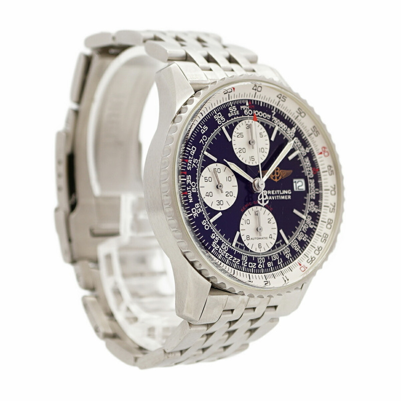 百年靈 Navitimer A13330 黑色錶盤男士腕錶-3