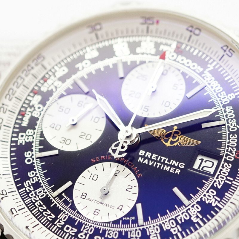 百年靈 Navitimer A13330 黑色錶盤男士腕錶-7