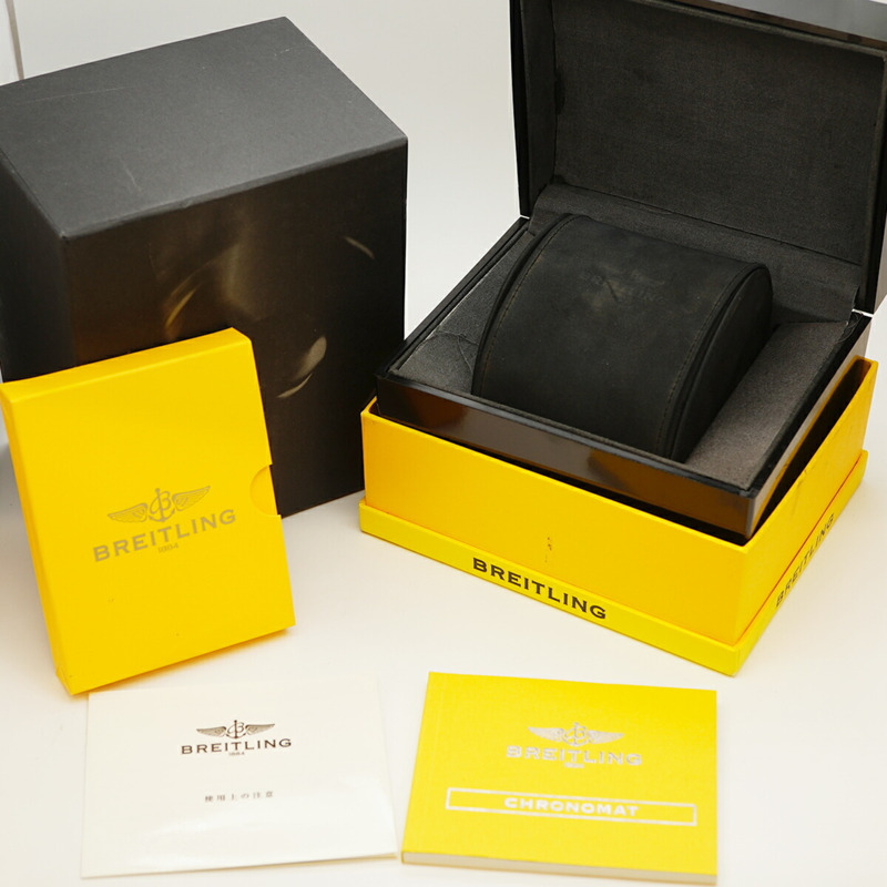 百年靈 Chronomat Evolution A13356 黑色錶盤男士腕錶-1