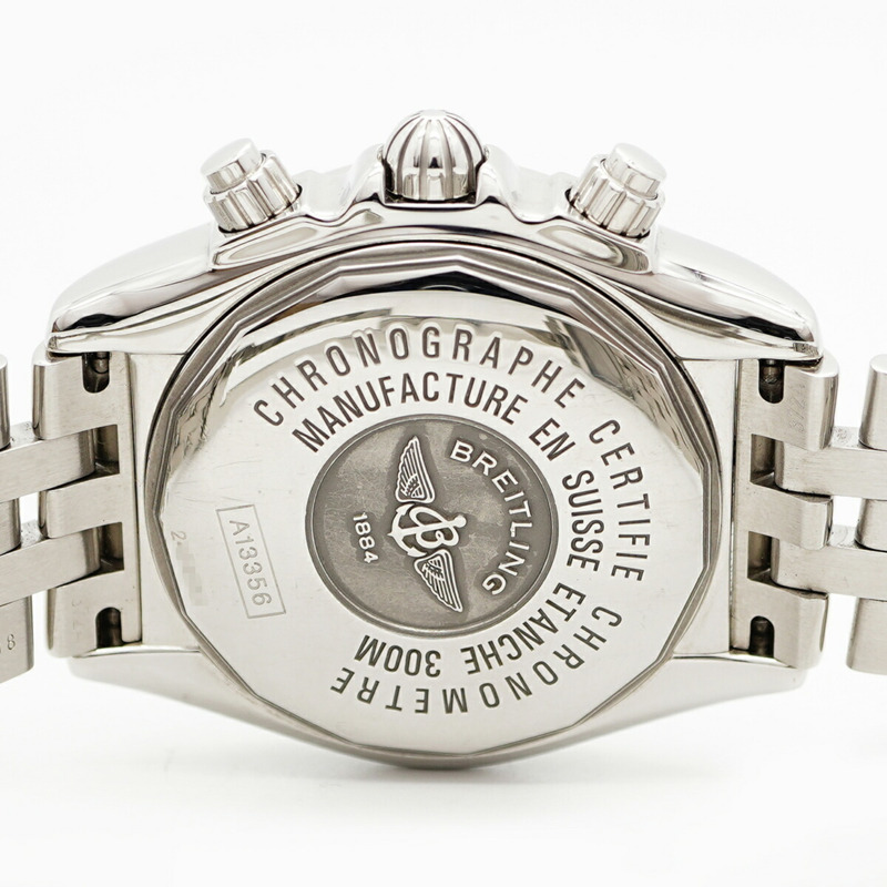 百年靈 Chronomat Evolution A13356 黑色錶盤男士腕錶-5