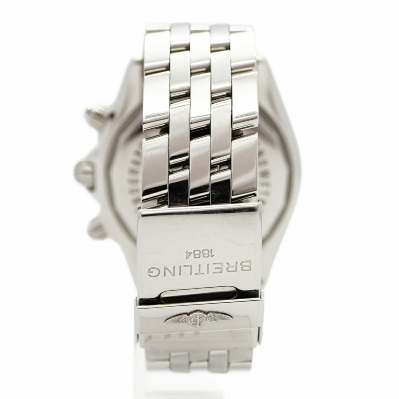 百年靈 Chronomat Evolution A13356 黑色錶盤男士腕錶-7