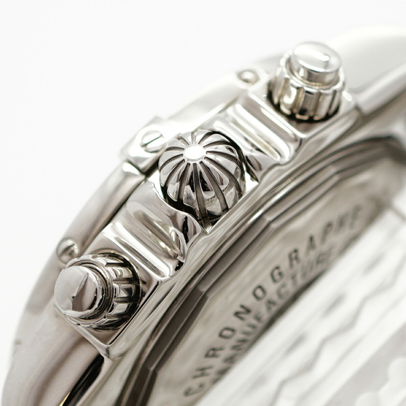 百年靈 Chronomat Evolution A13356 黑色錶盤男士腕錶-10