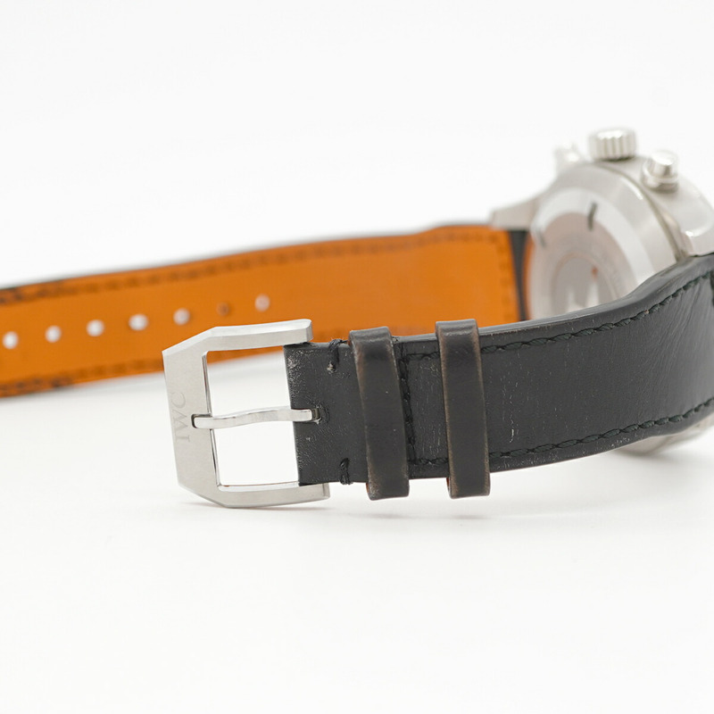 IWC萬國錶沙夫豪森飛行員系列IW377709男士黑色錶盤腕錶-4