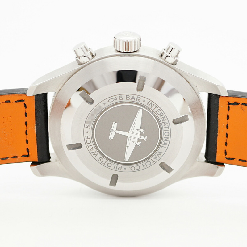 IWC萬國錶沙夫豪森飛行員系列IW377709男士黑色錶盤腕錶-5