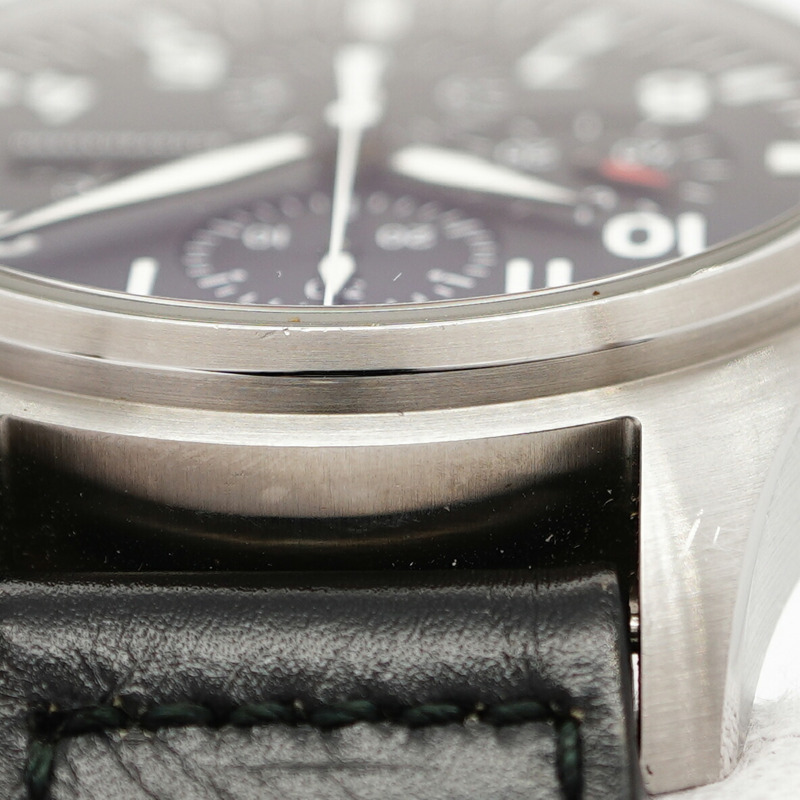 IWC萬國錶沙夫豪森飛行員系列IW377709男士黑色錶盤腕錶-7