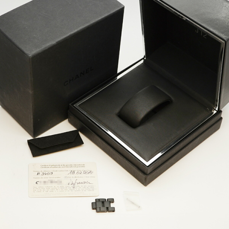 J12 Superleggera H3409 黑色錶盤男士腕錶-1