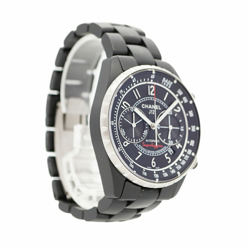 J12 Superleggera H3409 黑色錶盤男士腕錶-3