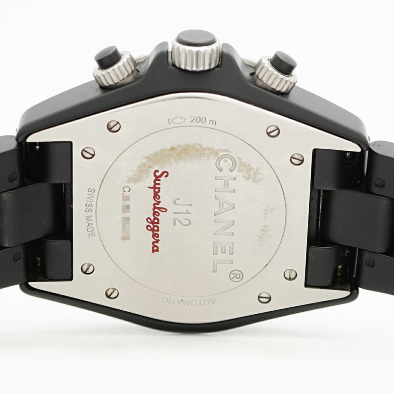 J12 Superleggera H3409 黑色錶盤男士腕錶-5