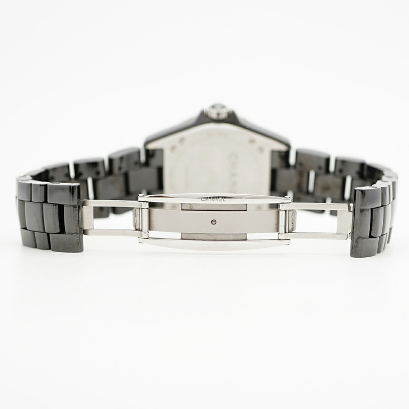 香奈兒 J12 365 H3836 黑色錶盤男士腕錶-4