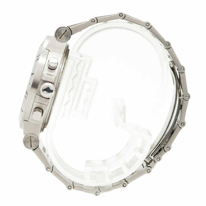 寶格麗 Diagono CH35S 白色錶盤男士腕錶-9