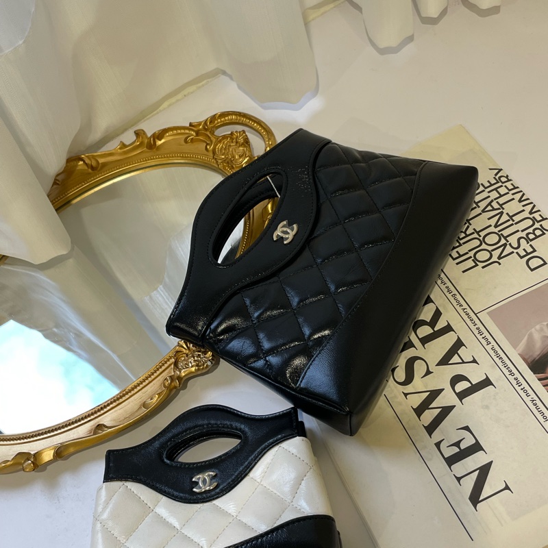 ▪️富貴選物FUGUEI▪️Chanel 31 bag nano 黑色淡金扣-0