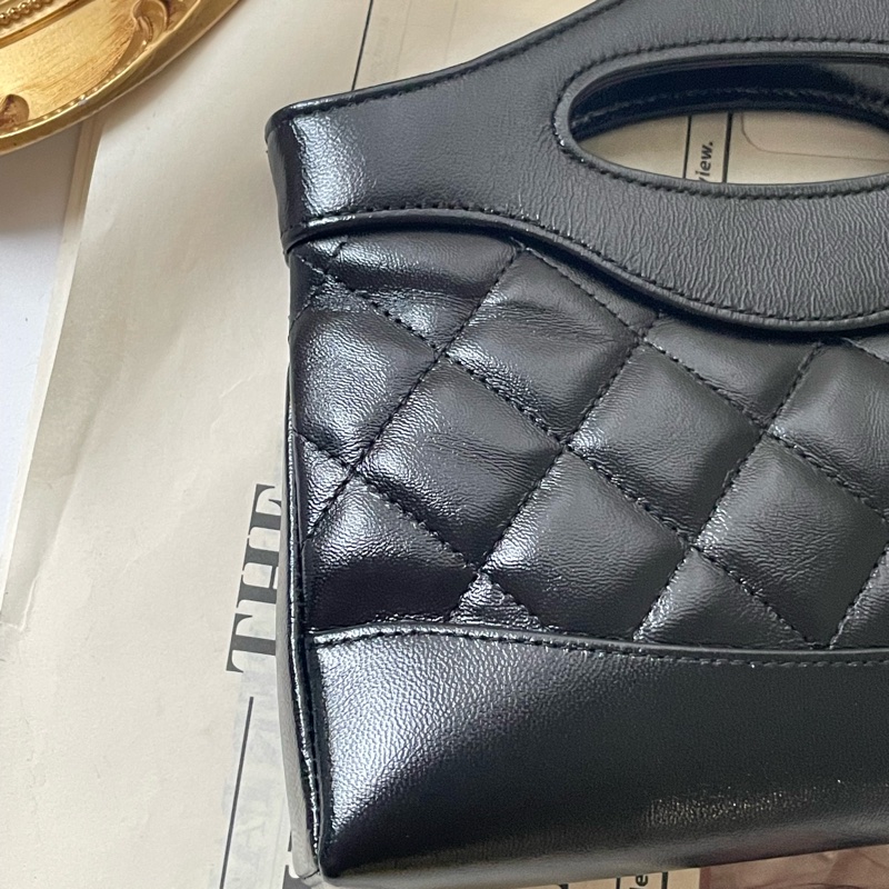 ▪️富貴選物FUGUEI▪️Chanel 31 bag nano 黑色淡金扣-9