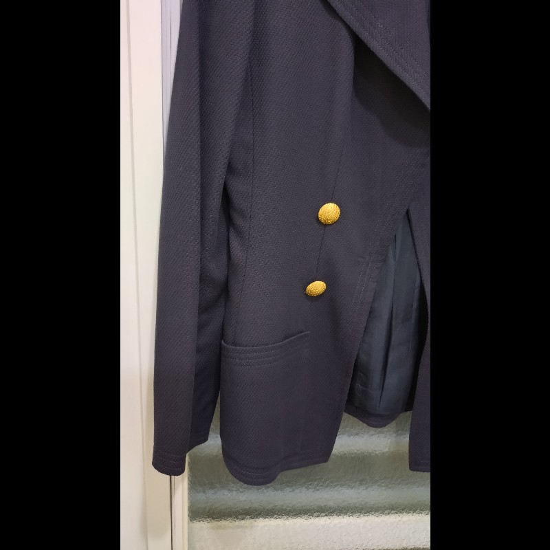 Chanel 白領深藍長版外套-5