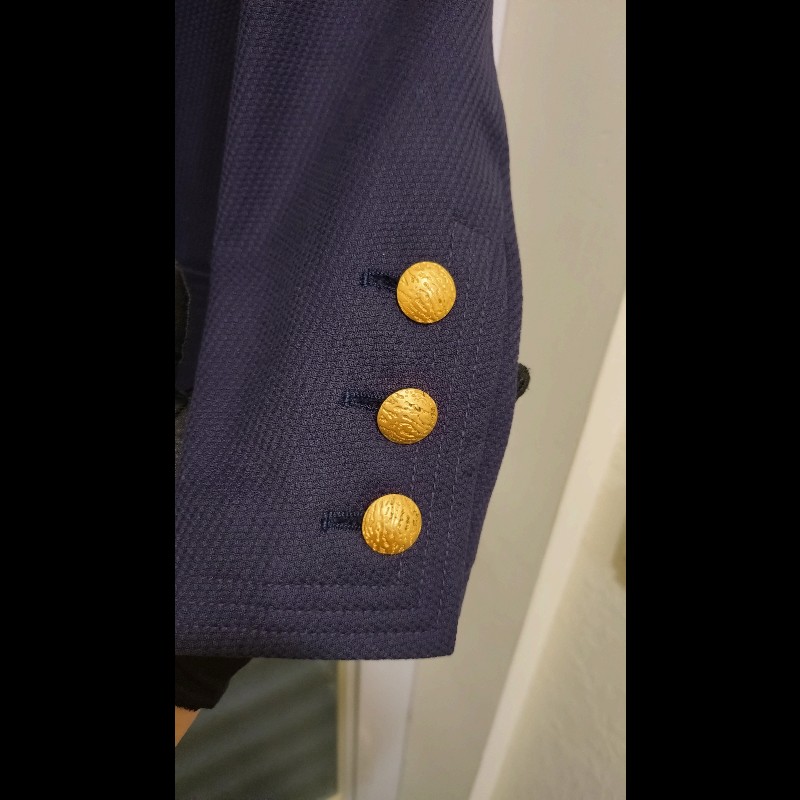 Chanel 白領深藍長版外套-6