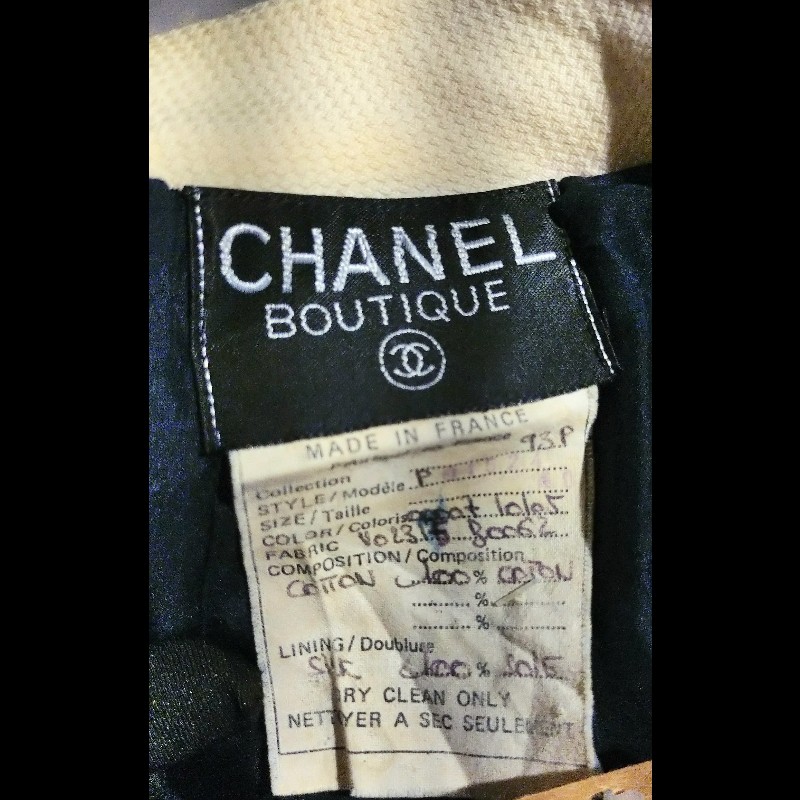Chanel 白領深藍長版外套-21