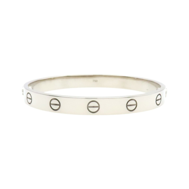 18K白金 Love bracelet 手環 附螺絲起子【Cartier 卡地亞】-0