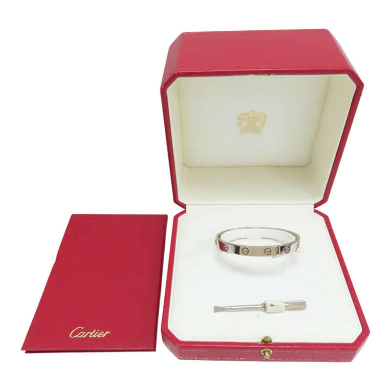 18K白金 Love bracelet 手環 附螺絲起子【Cartier 卡地亞】-13